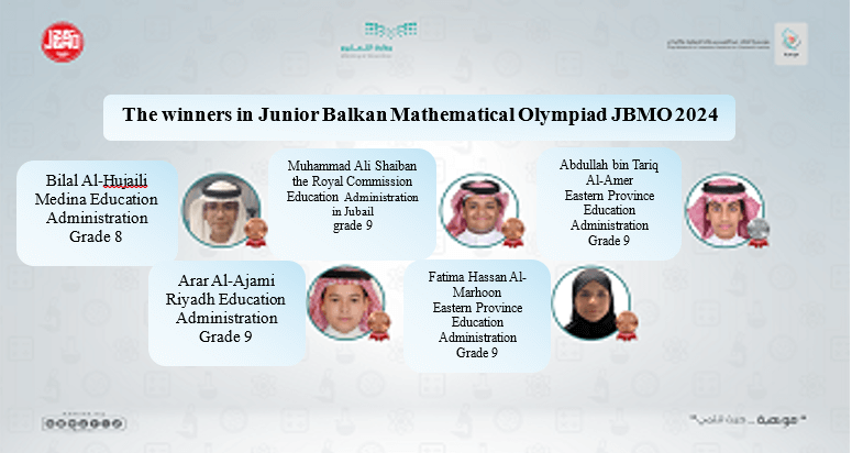 The Kingdom’s students achieve 5 international awards in the Junior Balkan Mathematical Olympiad (JBMO)